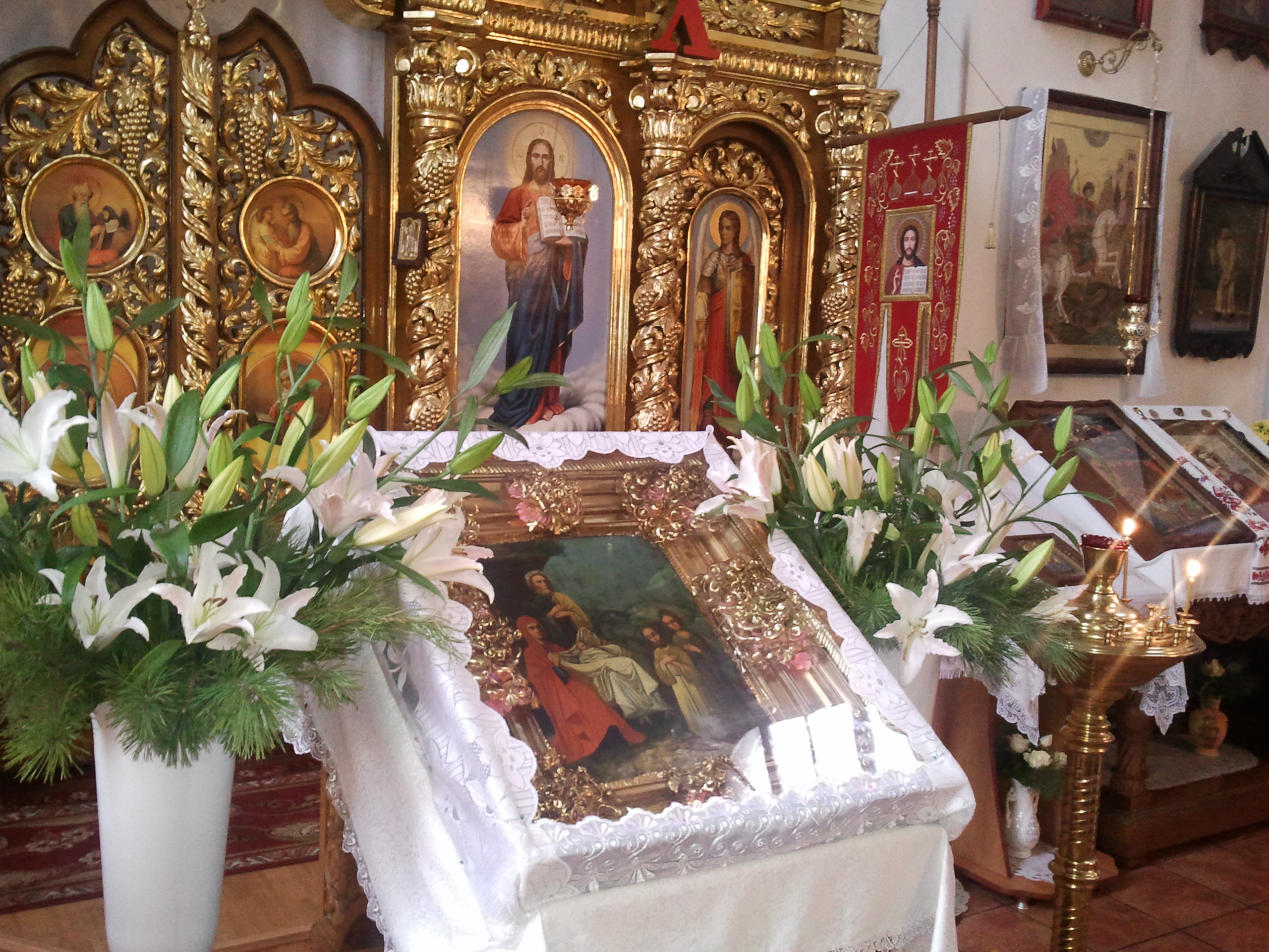 Праздник Рождества Христова в Свято-Вонифатьевском храме. 7 января 2014 года.